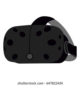 Isolated virtual reality glasses on a white background, Vector illustration