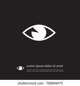 Isolated Vision Icon. See Vector Element Can Be Used For See, Eye, Vision Design Concept.