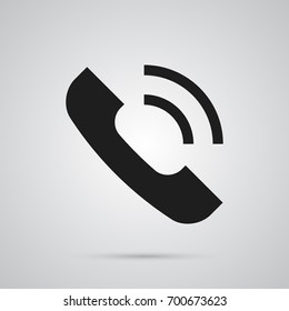Isolated Voice Icon Symbol On Clean Background. Vector Call  Element In Trendy Style.