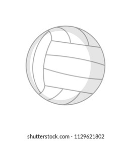 Isolated volleyball ball icon