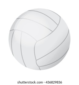 Isolated volleyball ball, Vector illustration