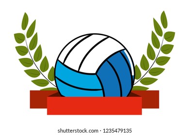 Isolated volleyball design