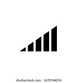 Isolated volume icon on a white background. Speaker volume mark icon. Simple sign audio volume vector icon. eps 10