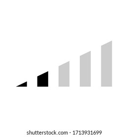 Isolated volume icon on a white background. Speaker volume mark icon. Simple sign audio volume vector icon. 