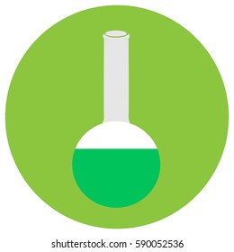Isolated volumetric balloon icon on a sticker, Vector illustration