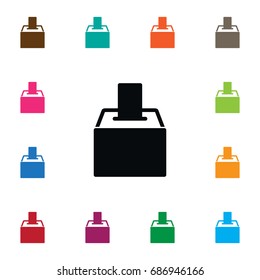 Isolated Voting Box Icon. Ballot Vector Element Can Be Used For Voting, Box, Ballot Design Concept.