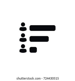 Isolated Voting Results Icon. Report Vector Element Can Be Used For Voting, Results, Report Design Concept.