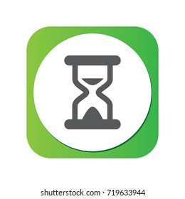 Isolated Waiting Icon Symbol On Clean Background. Vector Sandwatch Element In Trendy Style.