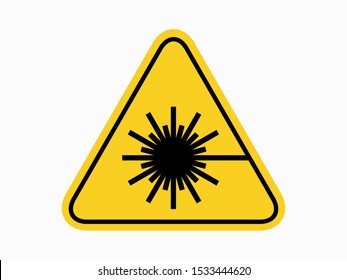 Details about   Decal Sticker Caution Laser Radiation 20 14328
