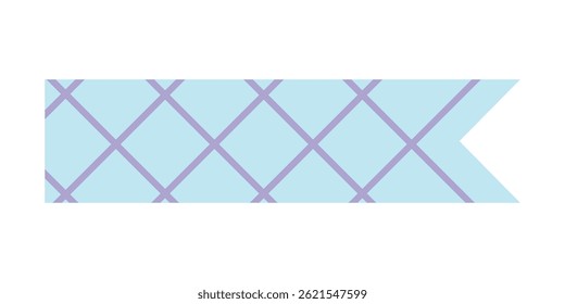 Fitas isoladas de fita washi, fitas adesivas, papel adesivo e adesivos. Vários elementos padronizados com bordas rasgadas em um fundo branco. Coleção de vetores para scrapbooking e colagens.