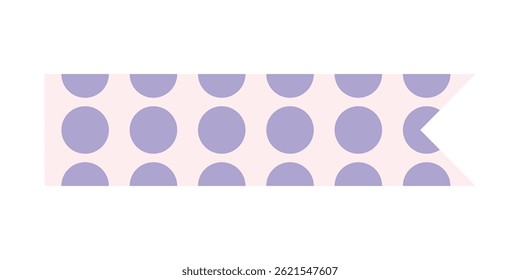 Fitas isoladas de fita washi, fitas adesivas, papel adesivo e adesivos. Vários elementos padronizados com bordas rasgadas em um fundo branco. Coleção de vetores para scrapbooking e colagens.