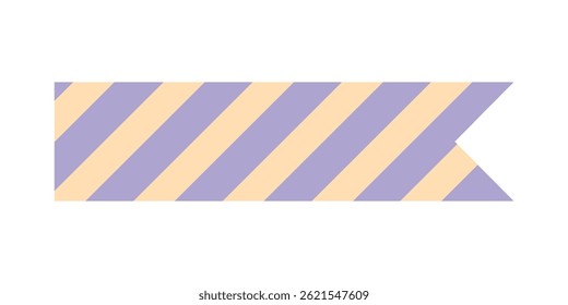 Fitas isoladas de fita washi, fitas adesivas, papel adesivo e adesivos. Vários elementos padronizados com bordas rasgadas em um fundo branco. Coleção de vetores para scrapbooking e colagens.