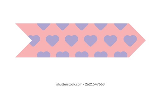 Fitas isoladas de fita washi, fitas adesivas, papel adesivo e adesivos. Vários elementos padronizados com bordas rasgadas em um fundo branco. Coleção de vetores para scrapbooking e colagens.