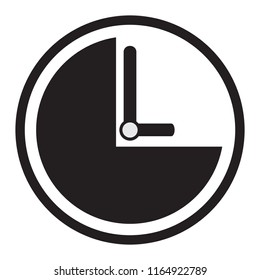 Isolated watch icon