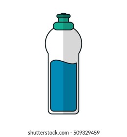 Isolated water bottle design