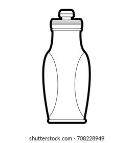 Isolated water bottle design