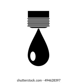 Isolated water drop design