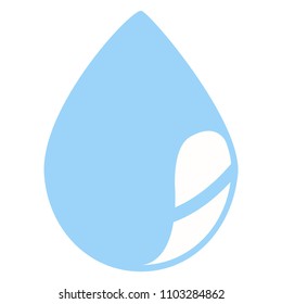 Isolated water drop icon