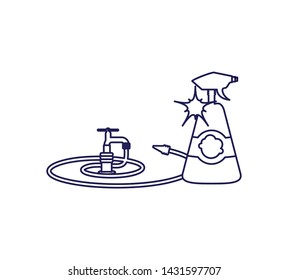 Isolated water tap and hose design