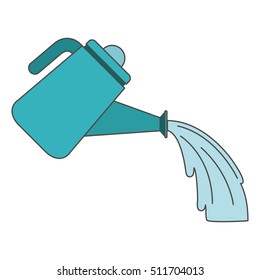 Isolated watering can design
