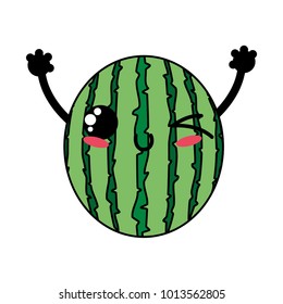 Isolated watermelon design