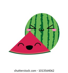 Isolated watermelon design