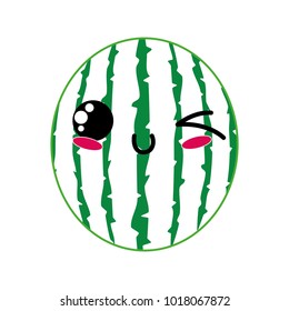Isolated watermelon design