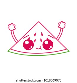 Isolated watermelon design