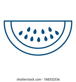 Isolated watermelon design