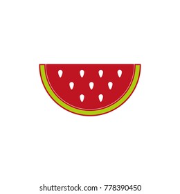 Isolated watermelon design