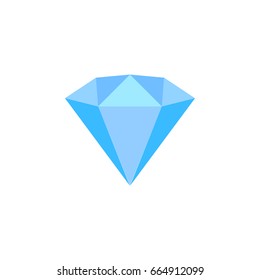 Isolated Wealthy Flat Icon. Karat Vector Element Can Be Used For Karat, Jewelry, Wealthy Design Concept.
