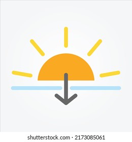 Isolated Weather Icons EPS 10 Free Vector Graphic