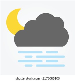 Isolated Weather Icons EPS 10 Free Vector Graphic