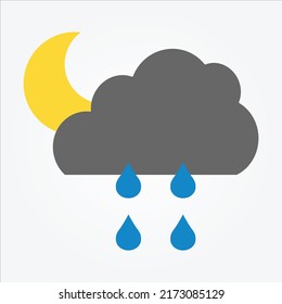 Isolated Weather Icons EPS 10 Free Vector Graphic