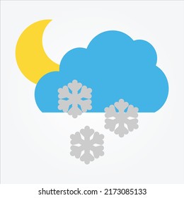Isolated Weather Icons EPS 10 Free Vector Graphic