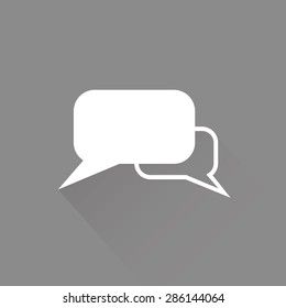 Isolated web icon on a grey background. Vector illustration