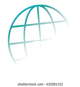 Isolated web icon on a white background, Vector illustration