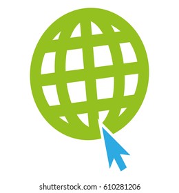 Isolated web icon on a white background, Vector illustration