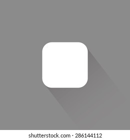 Isolated web square icon on a gray background. Vector illustration