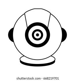 isolated webcam icon image  