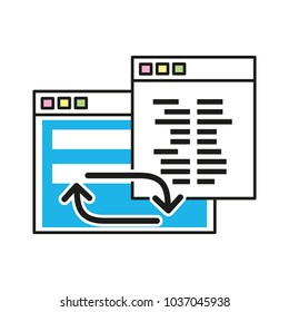 Isolated website design
