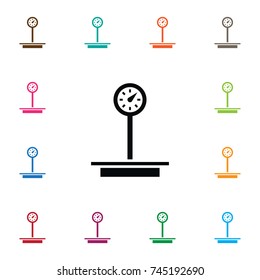 Isolated Weighing Icon. Measurement Vector Element Can Be Used For Food, Measurement, Weighing Design Concept.