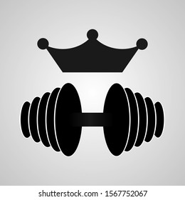 Isolated Weight Icon. Powerlifting Vector Element