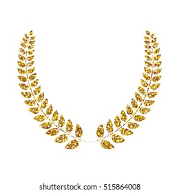 Isolated wheat ear design