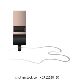 Isolated whistle image. Referee accessory - Vector illustraiton