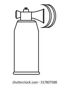 Isolated whistle of sport design