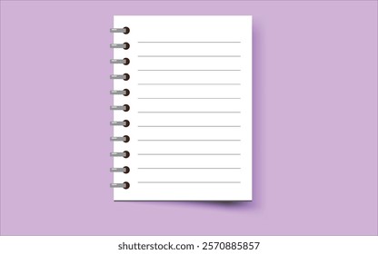 Isolated white paper sheets for sketchbooks, notepads, or stationery mockups. Perfect for clean, minimalist designs.