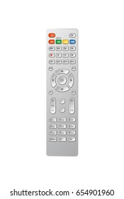 Isolated White TV Remote Control vector