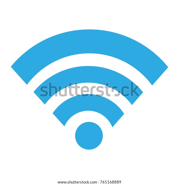 Isolated Wifi Design Stock Vector (Royalty Free) 765168889