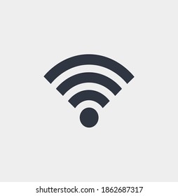 Icono Wifi aislado. Concepto de conectividad y comunicación. 